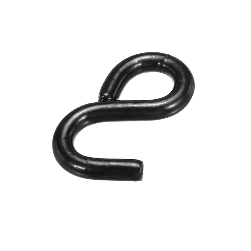1  x 3300LBS black rubber coated S hook
