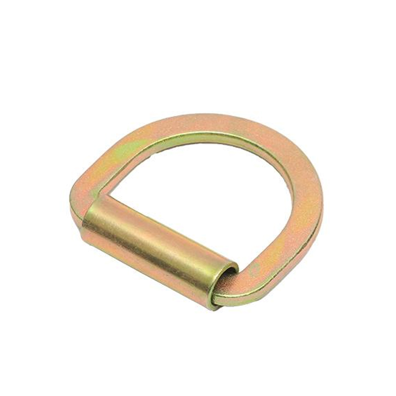 2  x 12000 LBS color zinc flat D ring