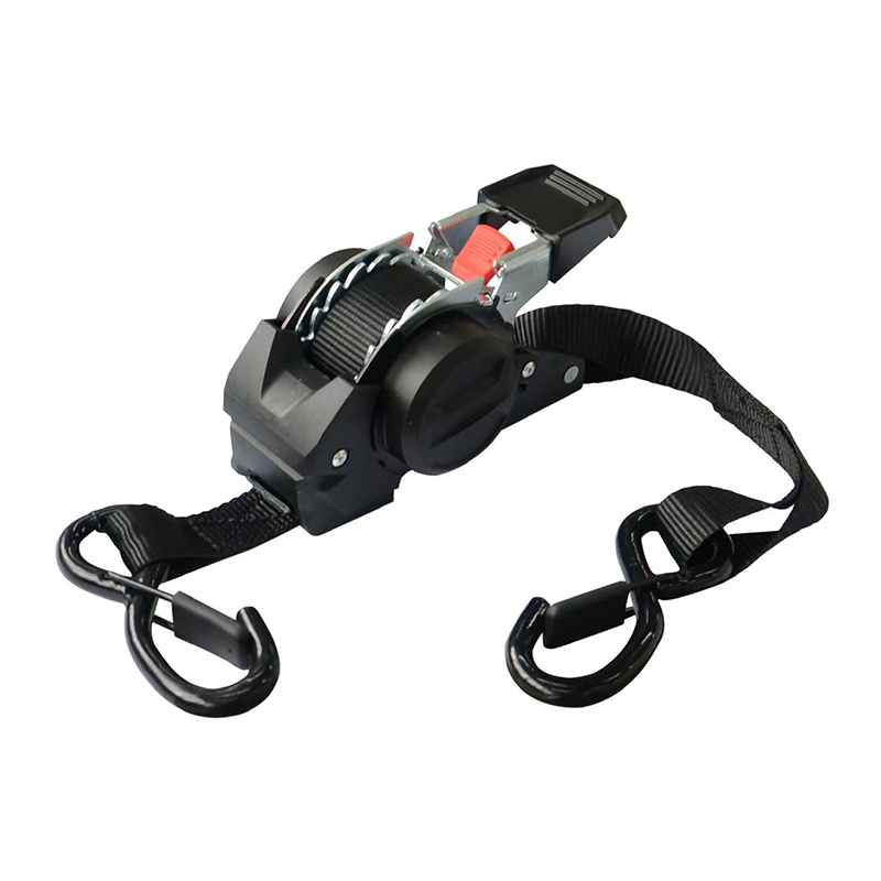 retractable ratchet straps tie down with S hook 1” x 12' x 1800 LBS retractable ratchet straps tie down with S hook
